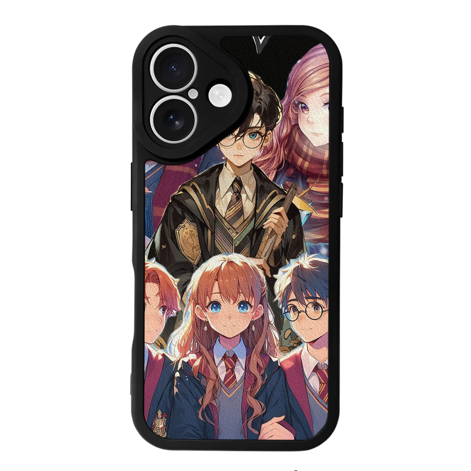 （画像用） Harry Potter ハリー・ポッターシリーズ 【iPhone 16シリーズ対応】シリコンスマホケース（レザー調） 材質：シリコン